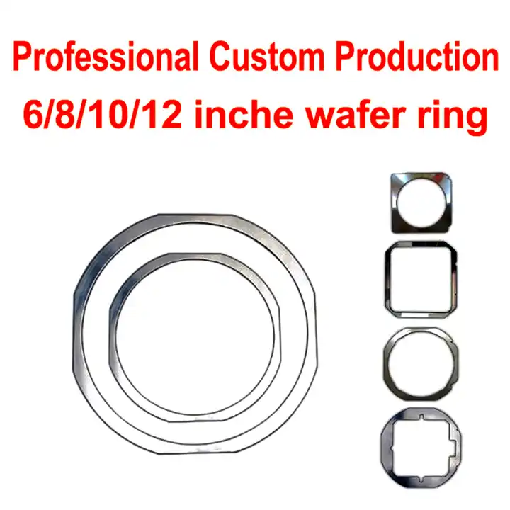Customized Crystal Ring Wafer Frame Cutting Ring Stainless Steel Iron Hoop For Wafer Foundry